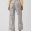 Jeans court à rayures, taille basse, coupe ample et décontractée, style années 90