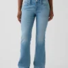Jeans Curvy taille basse, long et ajusté