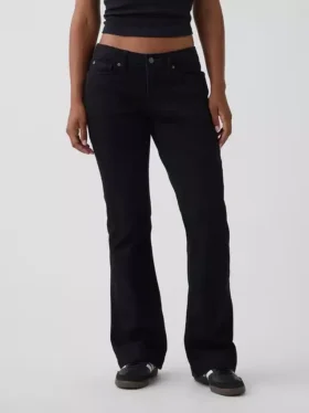 Jeans Curvy taille basse, long et ajusté