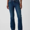 Jeans Curvy taille basse, long et ajusté