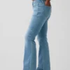 Jeans Curvy taille basse, long et ajusté