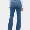Jeans Curvy taille basse, long et ajusté