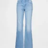 Jeans Curvy taille basse, long et ajusté