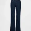 Jeans Curvy taille basse, long et ajusté