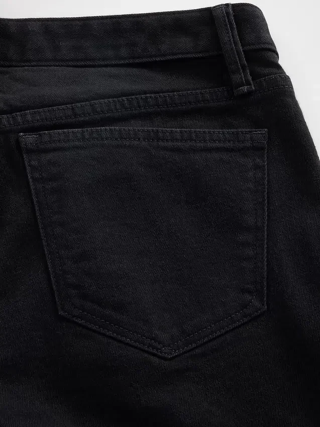 Jeans Curvy taille basse, long et ajusté