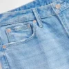Jeans Curvy taille basse, long et ajusté