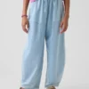 Jeans décontractés à taille haute pour enfants