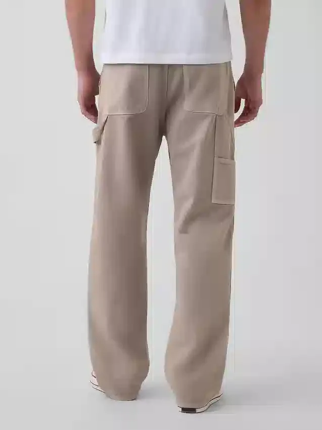 Jeans de charpentier ample des années 90 à double renfort aux genoux
