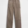 Jeans de charpentier ample des années 90 à double renfort aux genoux
