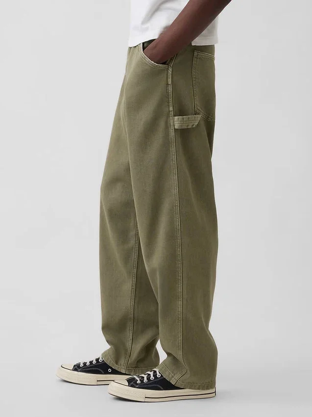 Jeans de charpentier ample et ultra-doux