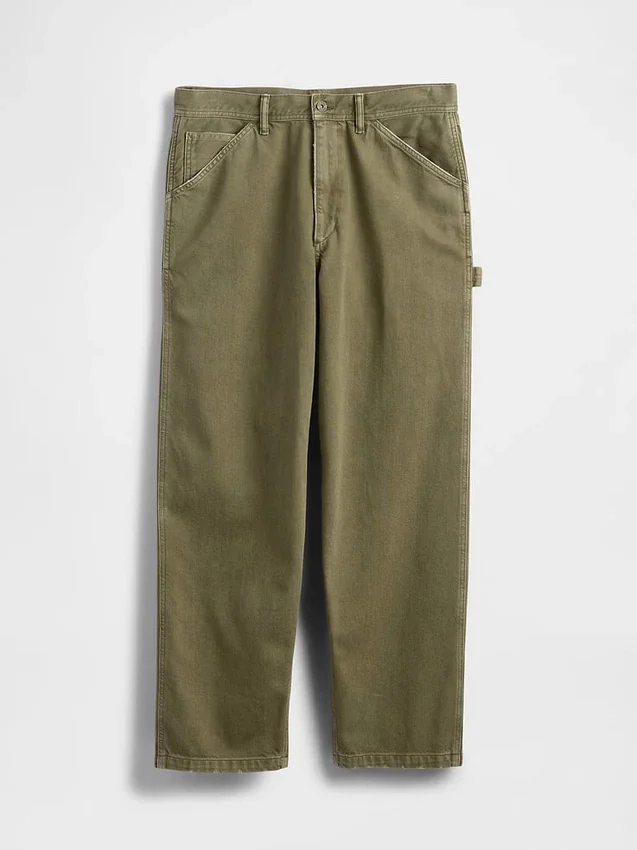 Jeans de charpentier ample et ultra-doux