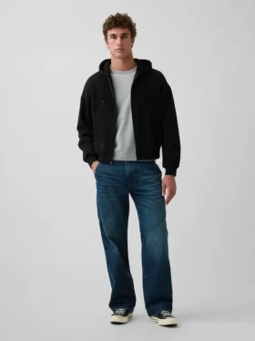 Jeans de charpentier ample style années 90