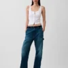 Jeans de charpentier ample style années 90