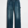 Jeans de charpentier ample style années 90