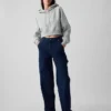 Jeans de charpentier ample taille mi-haute style années 90