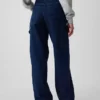 Jeans de charpentier ample taille mi-haute style années 90