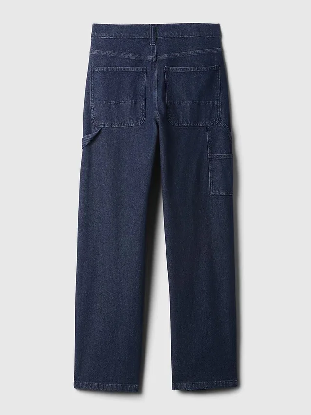 Jeans de charpentier ample taille mi-haute style années 90