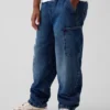Jeans de charpentier brossés pour enfants