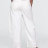 Jeans de charpentier taille haute et coupe droite