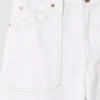 Jeans de charpentier taille haute et coupe droite