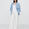 Jeans de maternité ample ultra-doux à empiècement intégral