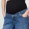 Jeans de maternité ample ultra-doux à empiècement intégral