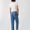 Jeans de maternité cargo à panneau intégral