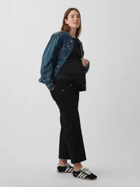 Jeans de maternité à coupe large « Full-Panel Stride »