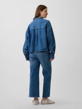 Jeans de maternité à coupe large « Full-Panel Stride »