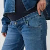 Jeans de maternité à coupe large « Full-Panel Stride »