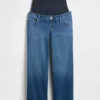 Jeans de maternité à coupe large « Full-Panel Stride »
