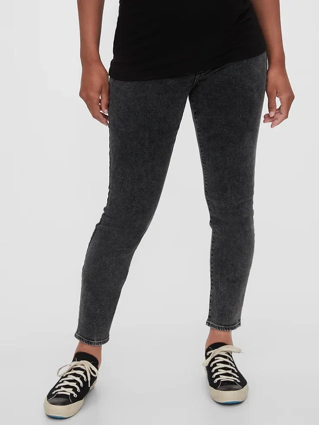Jeans de maternité à empiècement