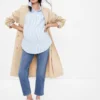 Jeans de maternité à empiècement sur les fesses