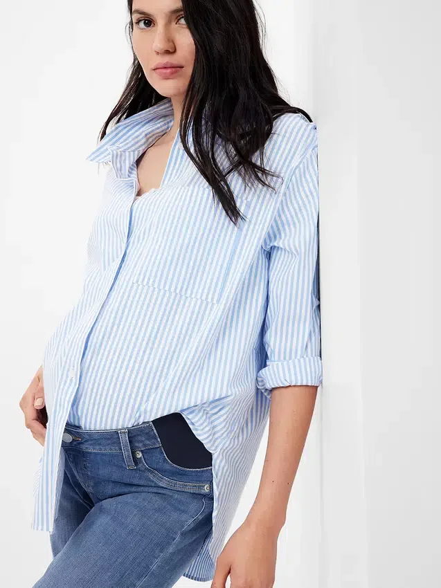Jeans de maternité à empiècement sur les fesses