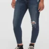 Jeans de maternité à empiècements aux chevilles