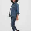 Jeans de maternité à empiècements aux chevilles
