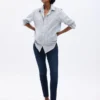 Jeans de maternité à panneau intégral