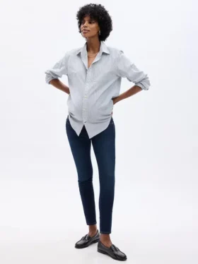 Jeans de maternité à panneau intégral