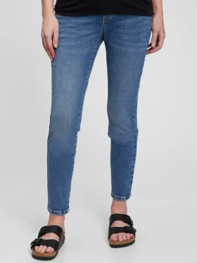 Jeans de maternité à panneau intégral