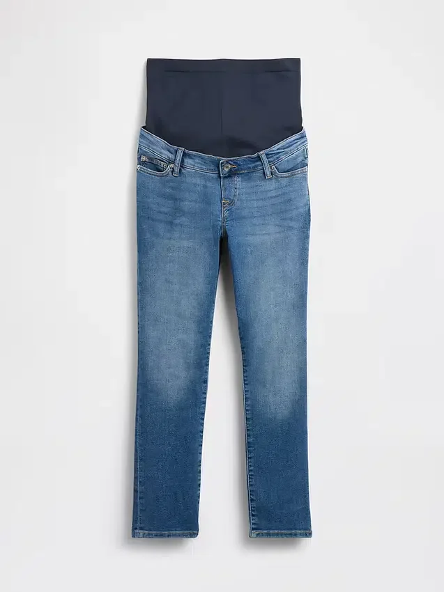 Jeans de maternité slim à panneau intégral
