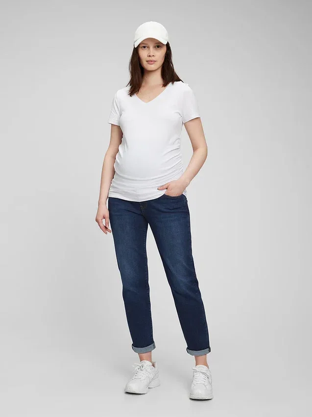 Jeans de maternité slim à panneau intégral