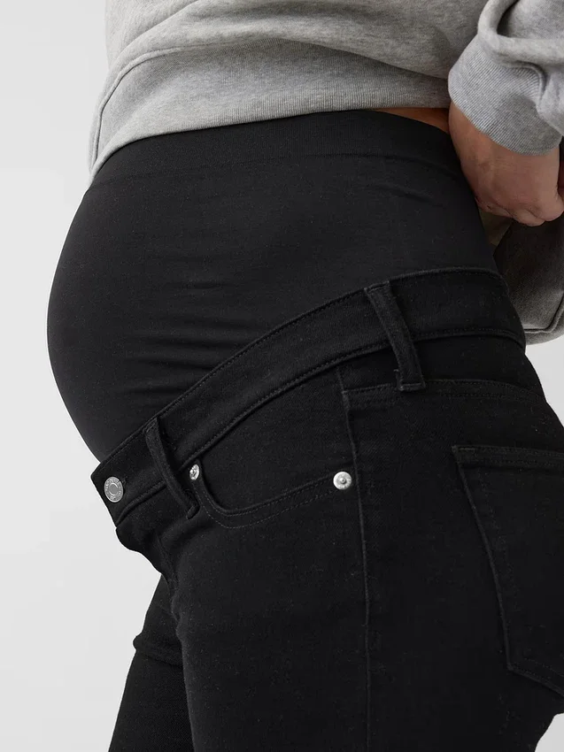 Jeans de maternité slim à panneau intégral