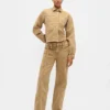 Jeans de taille basse avec micro-ceinture des années 90