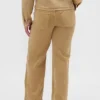 Jeans de taille basse avec micro-ceinture des années 90