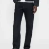 Jeans droit ample en tissu épais