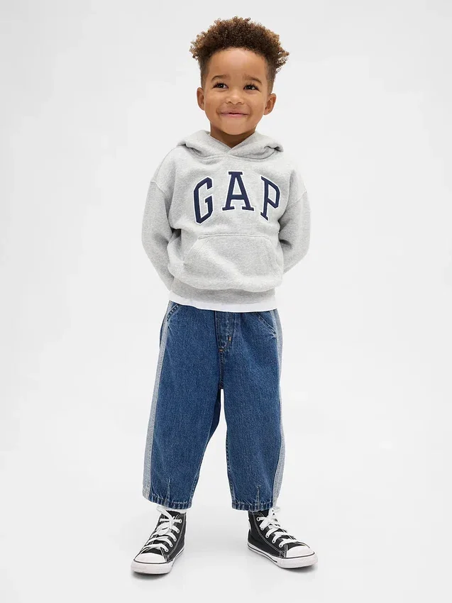 Jeans droit bicolore à enfiler pour Bébé & Enfant