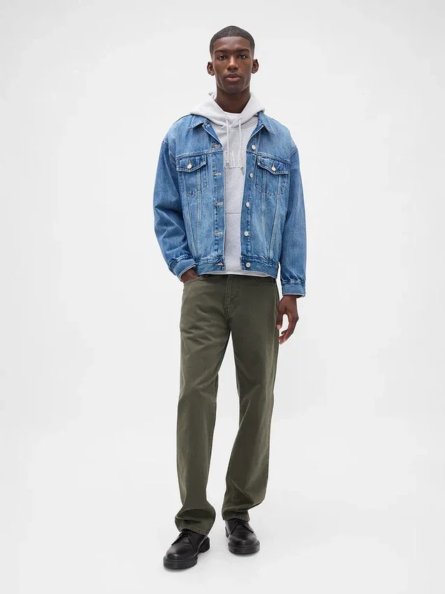Jeans droit décontracté