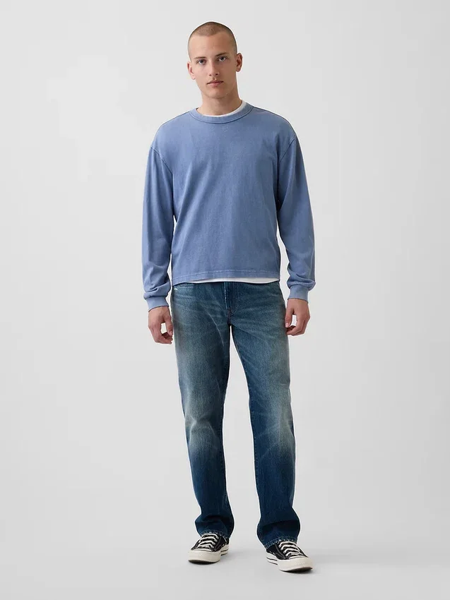 Jeans droit décontracté