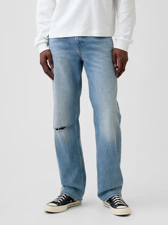 Jeans droit décontracté