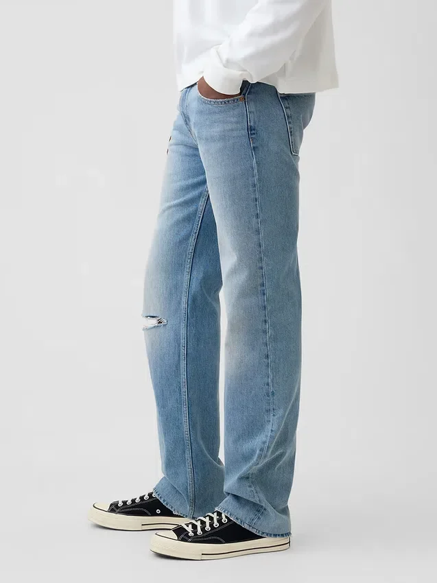 Jeans droit décontracté